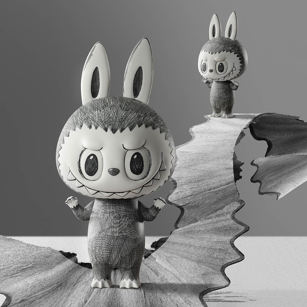 MEGA LABUBU 400% Sketch