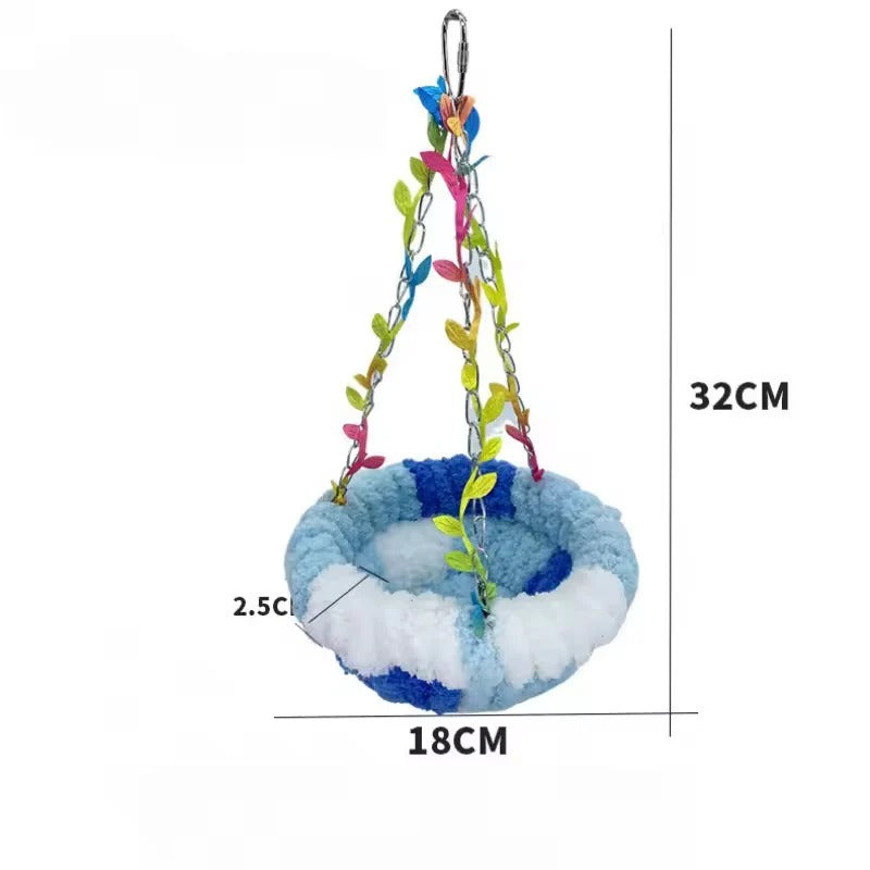Hanging Hammock for Labubu – Crochet-Style Bed