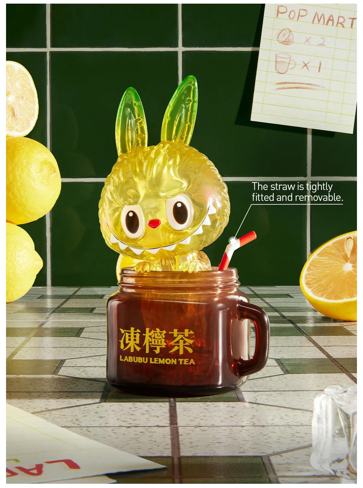 LABUBU Lemon Tea Figure